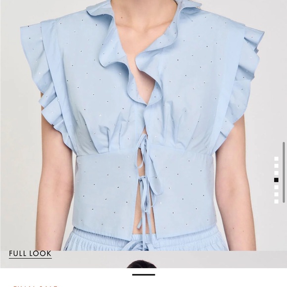 Sandro Rhinestone Matching Set - Picture 3 of 4